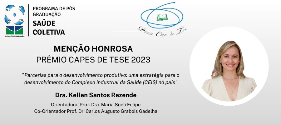 Menção Honrosa Prêmio CAPES de teses 2023